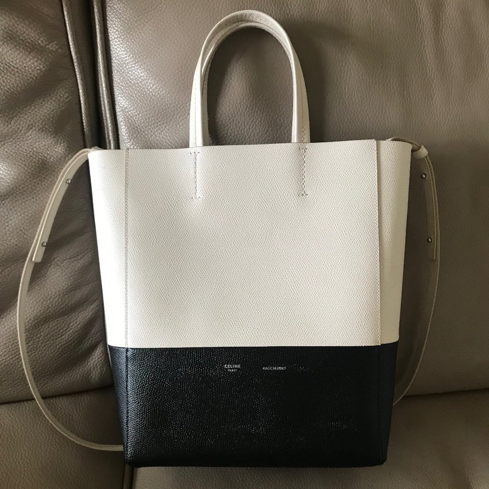 Celine two tone cabas small bag